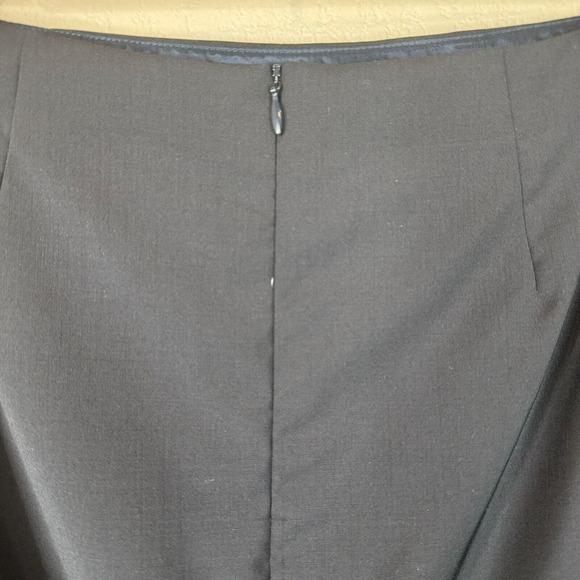 Escada Womens Rabah Pencil Skirt Size 38 Dark Blue Knee Length Career Classic‎ - Picture 8 of 16
